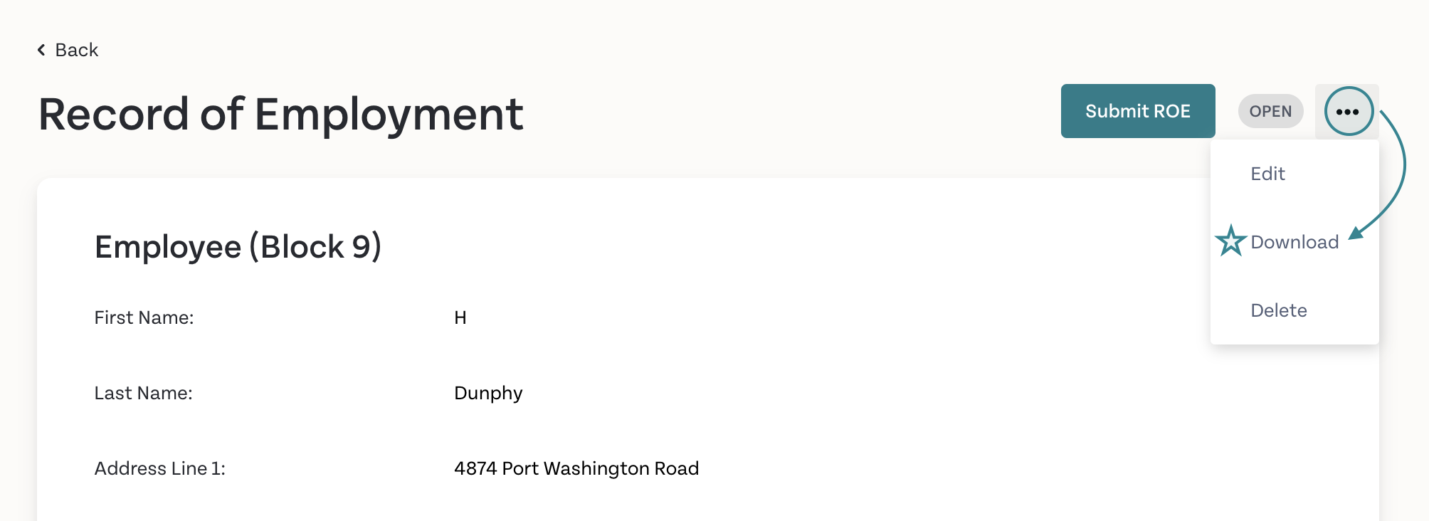 How to Submit an ROE to the Government of Canada (GoC) – Humi Help Centre